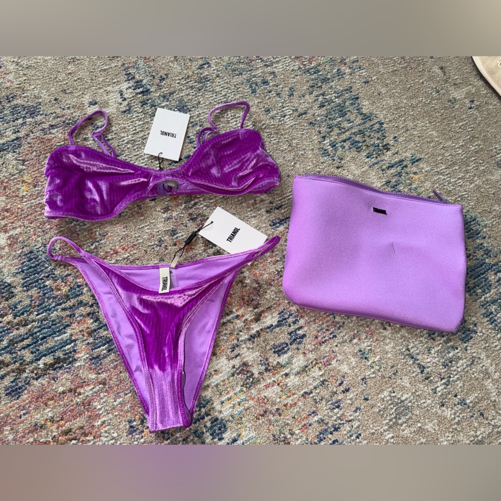 TRIANGL Purple Bikini Set